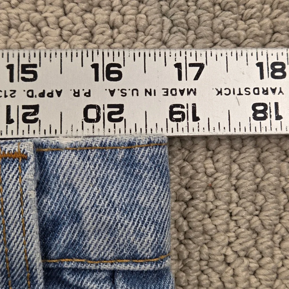 Vintage 90s Levis 505 Orange Tab Jeans Mens 34x32 Light Wash Denim USA MADE